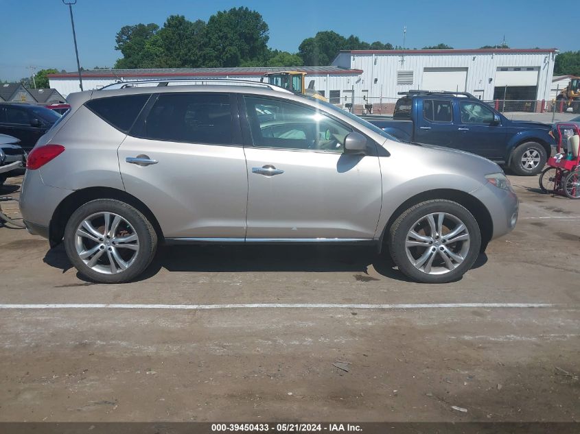 2010 Nissan Murano Le VIN: JN8AZ1MW3AW114950 Lot: 39450433