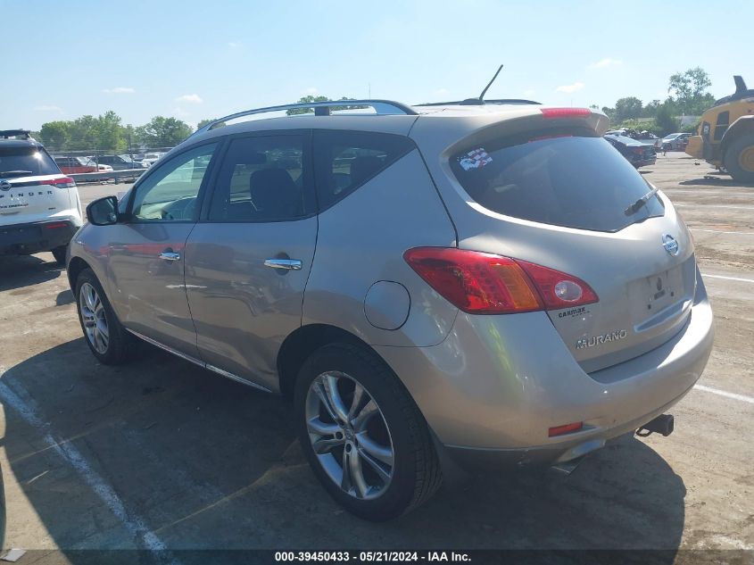 2010 Nissan Murano Le VIN: JN8AZ1MW3AW114950 Lot: 39450433