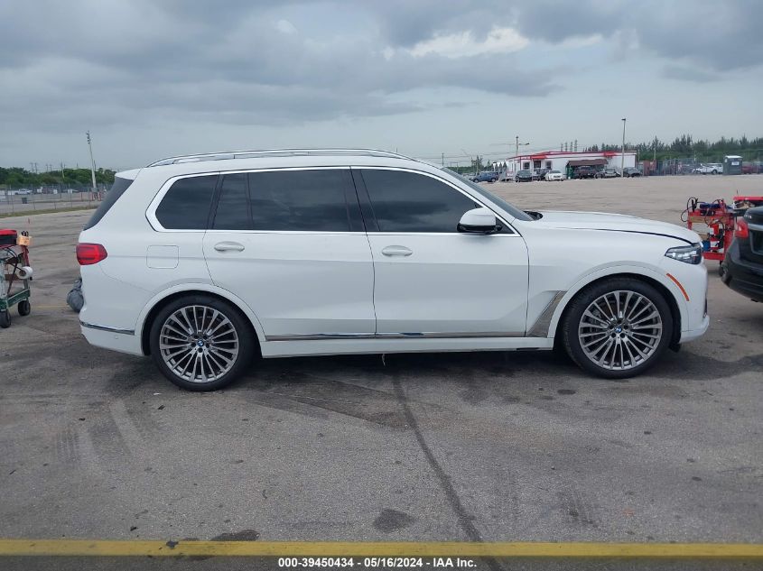 2021 BMW X7 xDrive40I VIN: 5UXCW2C09M9D95141 Lot: 39450434