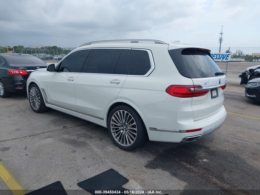 2021 BMW X7 xDrive40I VIN: 5UXCW2C09M9D95141 Lot: 39450434