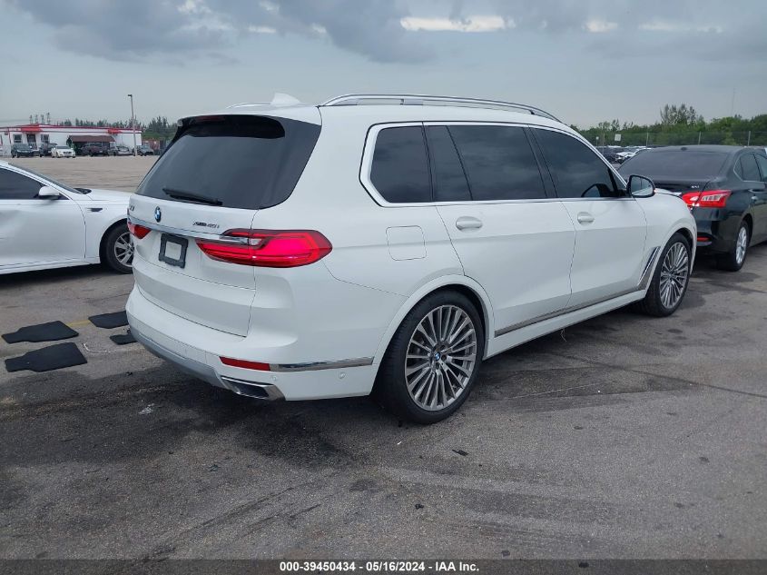 2021 BMW X7 xDrive40I VIN: 5UXCW2C09M9D95141 Lot: 39450434