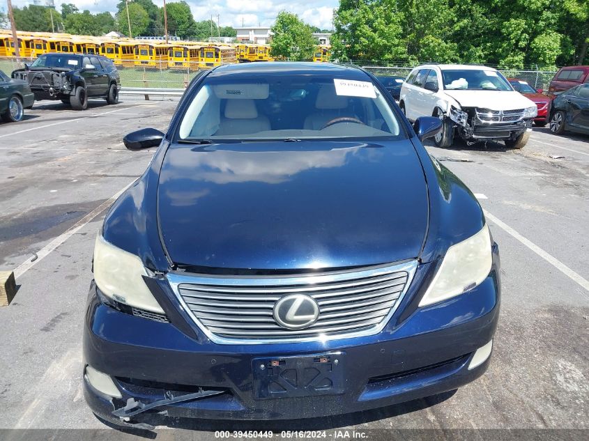 2007 Lexus Ls 460 L VIN: JTHGL46FX75019871 Lot: 39450449