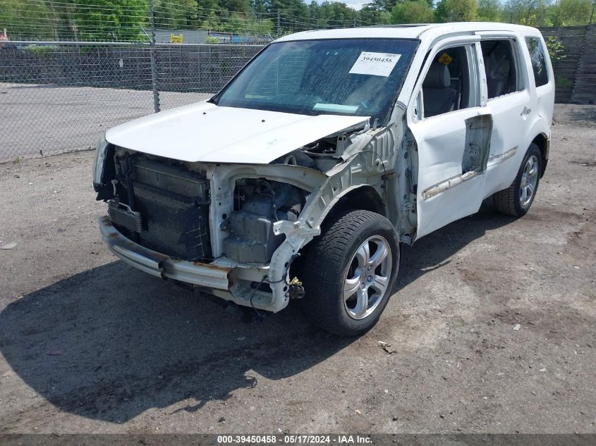 2012 Honda Pilot Ex-L VIN: 5FNYF4H56CB069113 Lot: 39450458