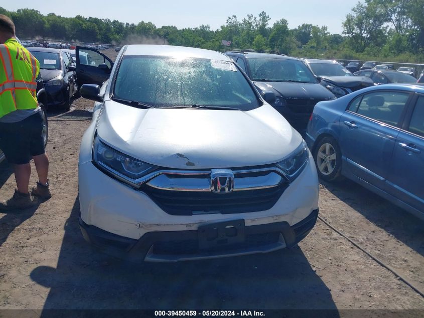 2018 Honda Cr-V Lx VIN: 2HKRW6H36JH218813 Lot: 39450459