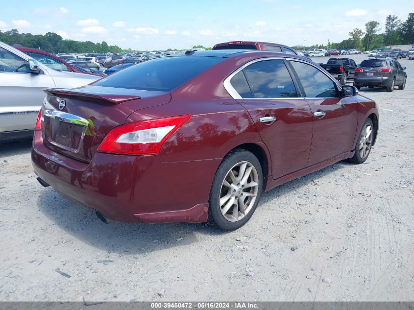 2009 Nissan Maxima 3.5 Sv VIN: 1N4AA51E49C847193 Lot: 39450472