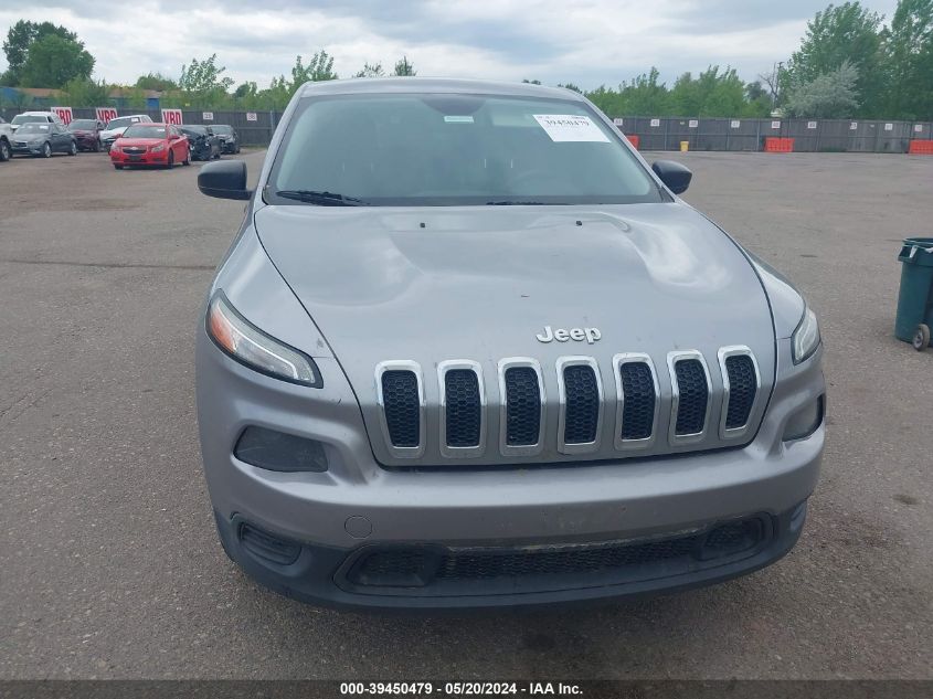 2014 Jeep Cherokee Sport VIN: 1C4PJLABXEW182839 Lot: 39450479