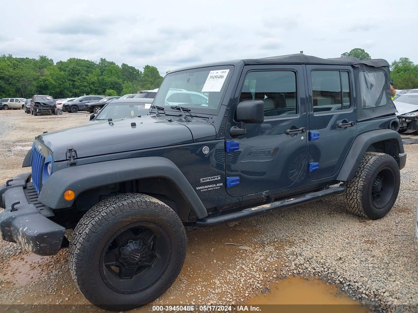 2017 JEEP WRANGLER UNLIMITED SPORT - 1C4BJWDG1HL743390
