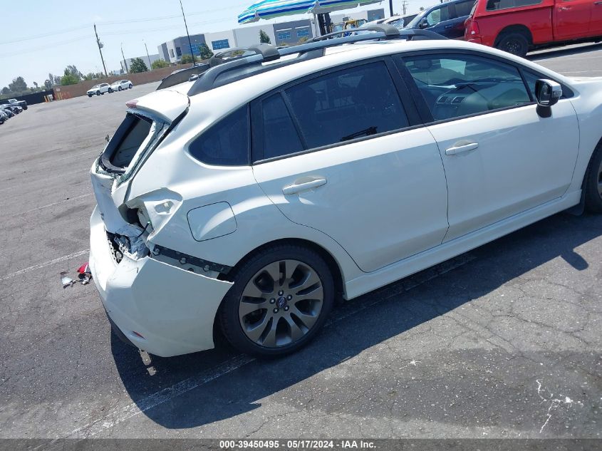 2015 SUBARU IMPREZA 2.0I SPORT LIMITED - JF1GPAW60F8300102