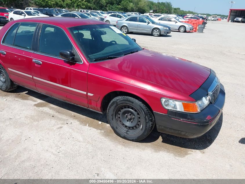 2001 Mercury Grand Marquis Gs VIN: 2MEFM74W11X652570 Lot: 39450496