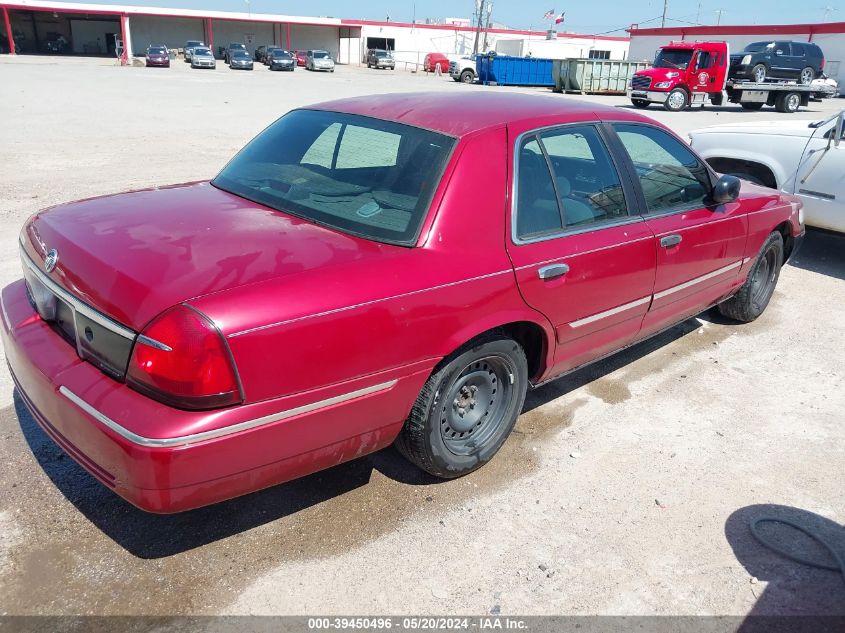 2001 Mercury Grand Marquis Gs VIN: 2MEFM74W11X652570 Lot: 39450496