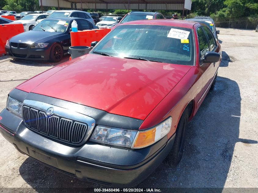 2001 Mercury Grand Marquis Gs VIN: 2MEFM74W11X652570 Lot: 39450496