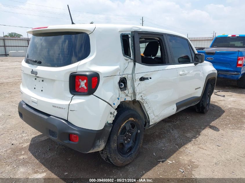 2019 Jeep Renegade Sport 4X4 VIN: ZACNJBA14KPK06468 Lot: 39450502