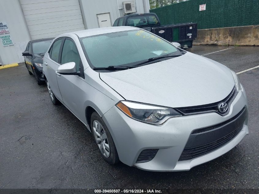 2016 Toyota Corolla Le VIN: 2T1BURHE2GC658002 Lot: 39450507