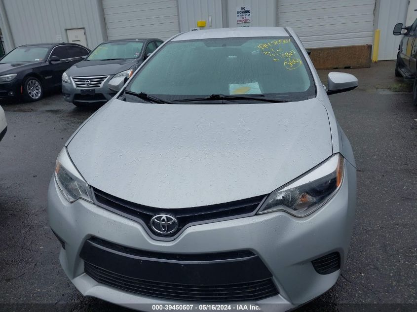 2016 Toyota Corolla Le VIN: 2T1BURHE2GC658002 Lot: 39450507