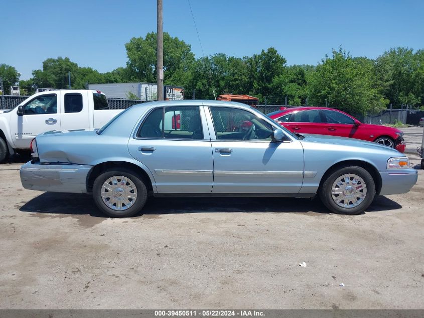 2006 Mercury Grand Marquis Gs VIN: 2MEFM74V86X645016 Lot: 39450511