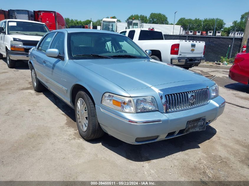 2006 Mercury Grand Marquis Gs VIN: 2MEFM74V86X645016 Lot: 39450511