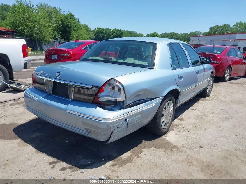 2006 Mercury Grand Marquis Gs VIN: 2MEFM74V86X645016 Lot: 39450511