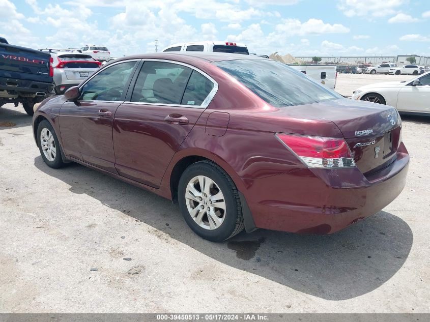 2008 Honda Accord 2.4 Lx-P VIN: JHMCP26458C059133 Lot: 39450513