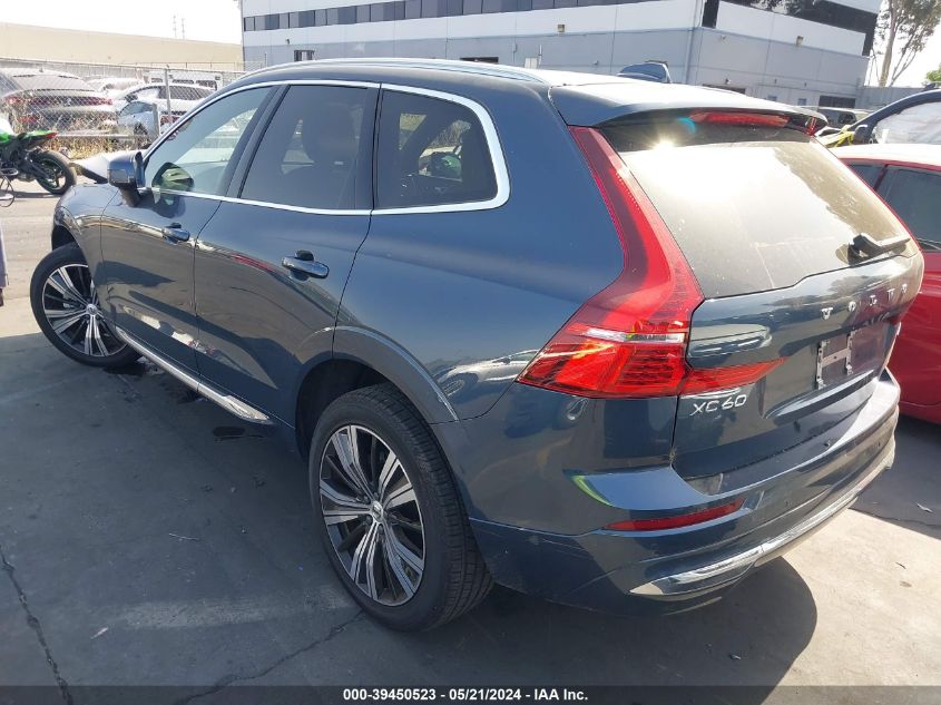 2023 Volvo Xc60 B5 Ultimate Bright Theme VIN: YV4L12DF2P1335654 Lot: 39450523