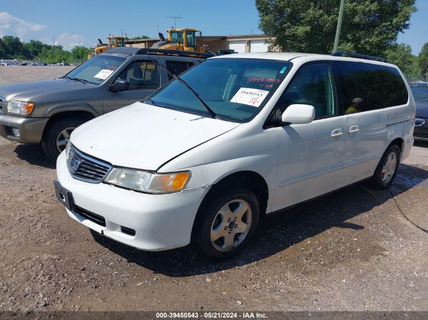 2000 Honda Odyssey Ex VIN: 2HKRL186XYH558546 Lot: 39450543