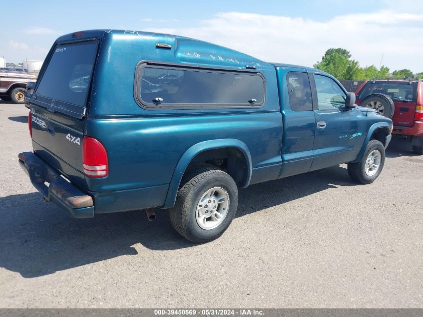 1998 Dodge Dakota Slt/Sport VIN: 1B7GG22YXWS585269 Lot: 39450569