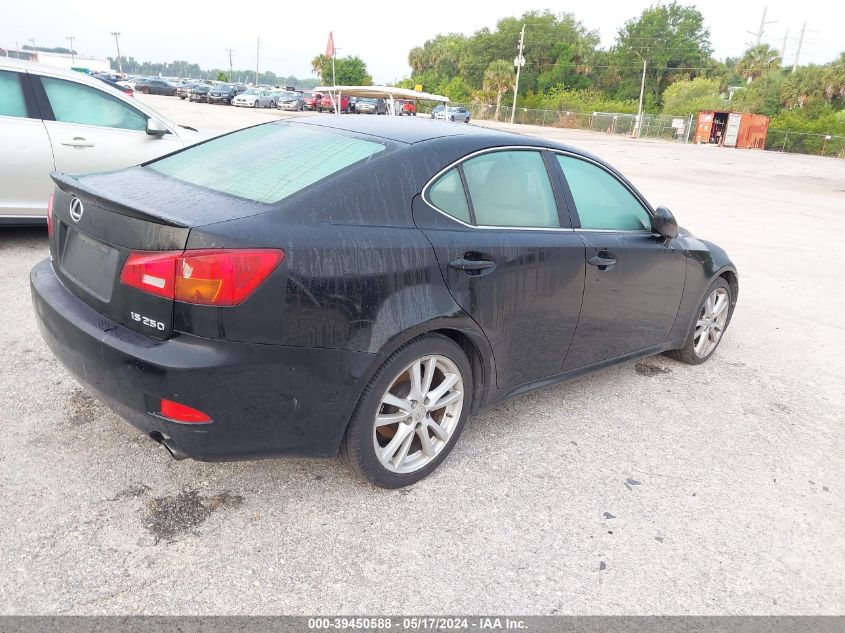 2006 Lexus Is 250 VIN: JTHBK262365024861 Lot: 39450588