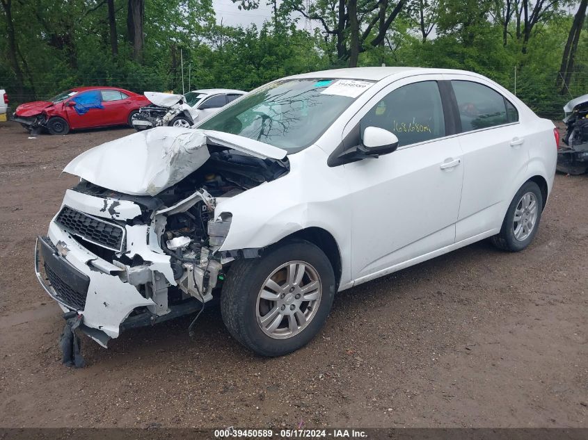 2012 Chevrolet Sonic 2Lt VIN: 1G1JC5SH8C4227700 Lot: 39450589