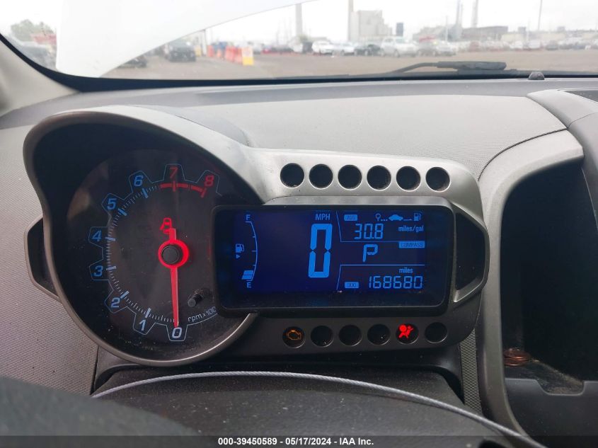 2012 Chevrolet Sonic 2Lt VIN: 1G1JC5SH8C4227700 Lot: 39450589