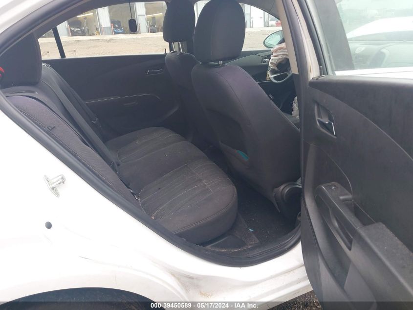 2012 Chevrolet Sonic 2Lt VIN: 1G1JC5SH8C4227700 Lot: 39450589