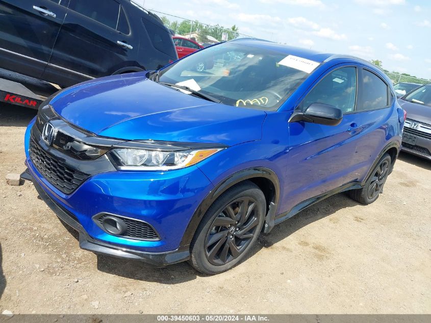 2021 Honda Hr-V Awd Sport VIN: 3CZRU6H16MM728673 Lot: 39450603