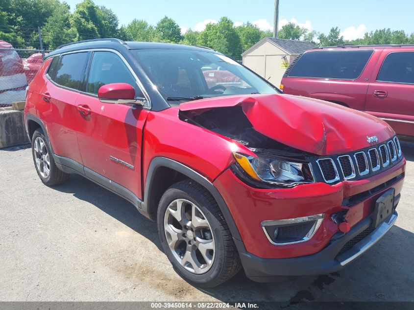 2019 Jeep Compass Limited 4X4 VIN: 3C4NJDCB8KT771738 Lot: 39450614