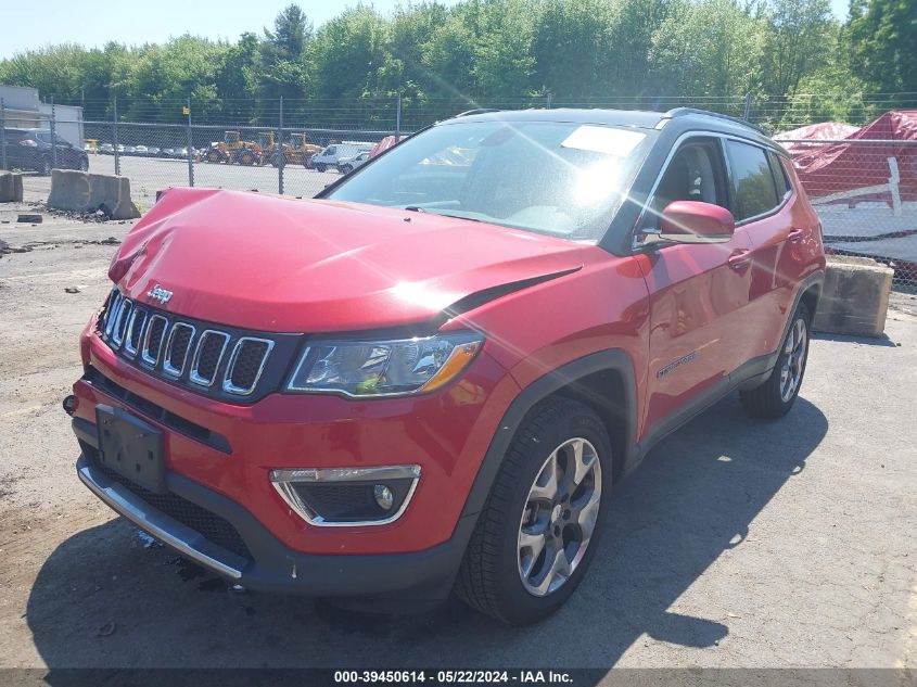 2019 Jeep Compass Limited 4X4 VIN: 3C4NJDCB8KT771738 Lot: 39450614