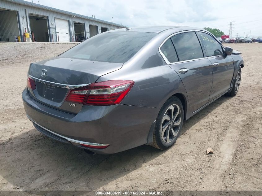 2017 Honda Accord Ex-L V6 VIN: 1HGCR3F88HA042974 Lot: 39450619