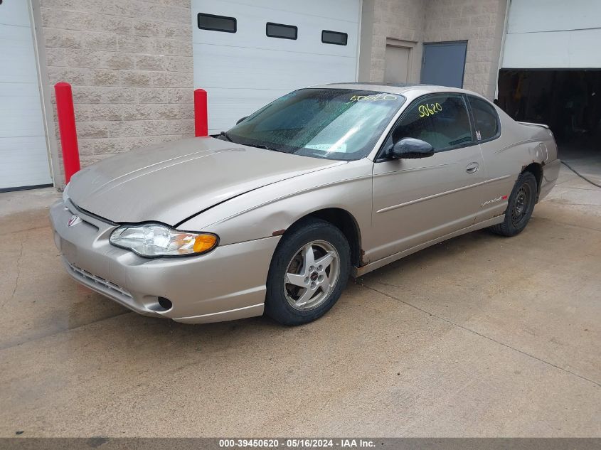 2003 Chevrolet Monte Carlo Ss VIN: 2G1WX15K839129421 Lot: 39450620