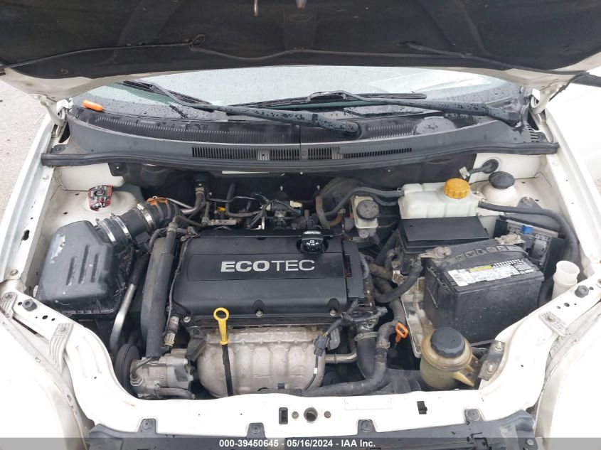 2010 Chevrolet Aveo Lt VIN: 0KL1TD5DE0B084743 Lot: 39450645