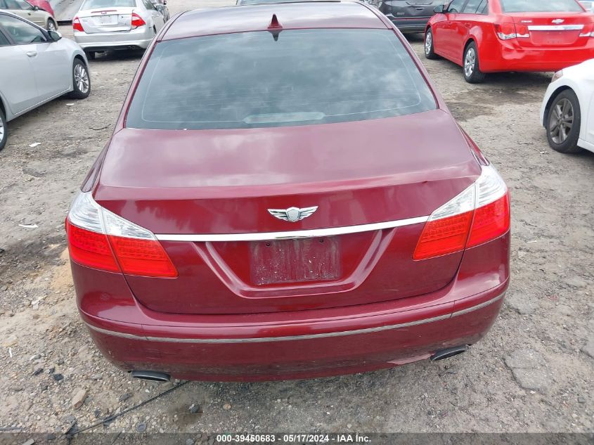 2010 Hyundai Genesis 4.6 VIN: KMHGC4DF0AU105350 Lot: 39450683