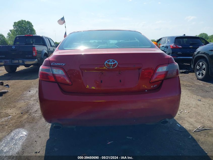 2007 Toyota Camry Le V6 VIN: 4T1BK46KX7U001805 Lot: 39450690