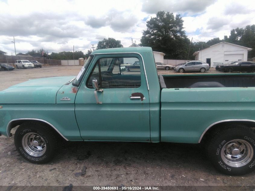 1978 Ford F100 VIN: 000000F10GNCA4550 Lot: 39450693