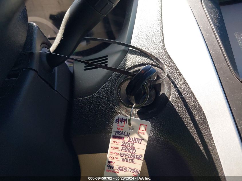 2012 Ford Explorer Xlt VIN: 1FMHK7D83CGA86076 Lot: 39450702