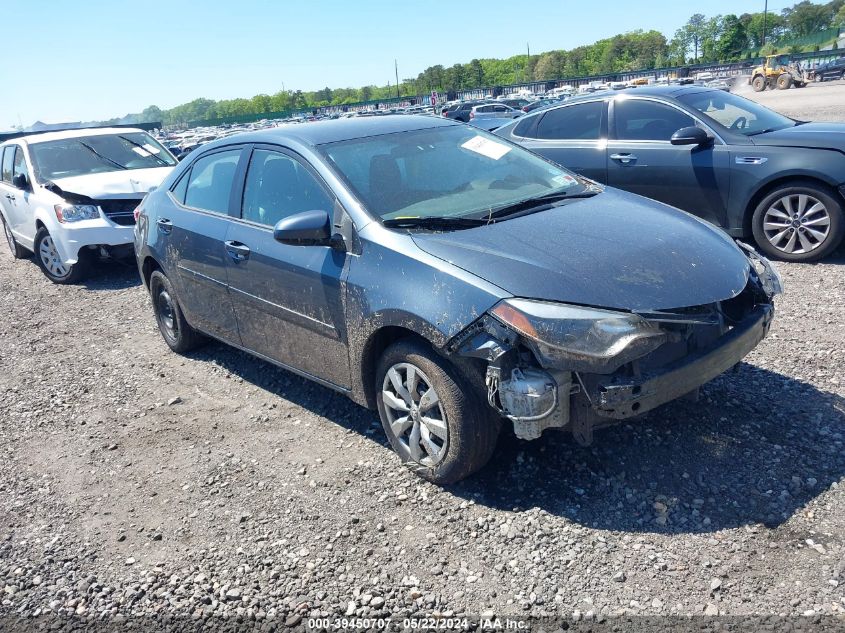 2016 Toyota Corolla Le VIN: 2T1BURHE0GC618548 Lot: 39450707