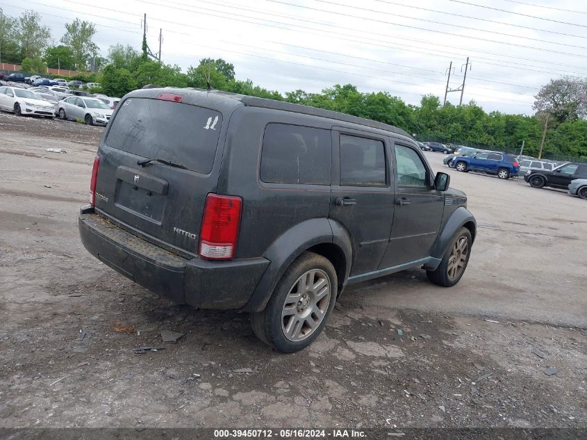 2011 Dodge Nitro Heat VIN: 1D4PT4GK2BW576213 Lot: 39450712