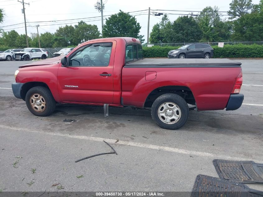 2008 Toyota Tacoma VIN: 5TENX22N18Z566153 Lot: 39450730