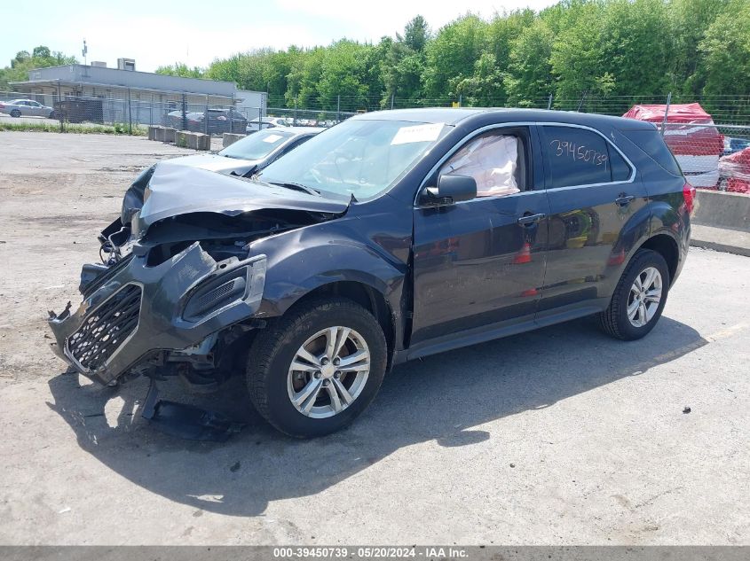 2016 Chevrolet Equinox Ls VIN: 2GNFLEEK0G6219509 Lot: 39450739