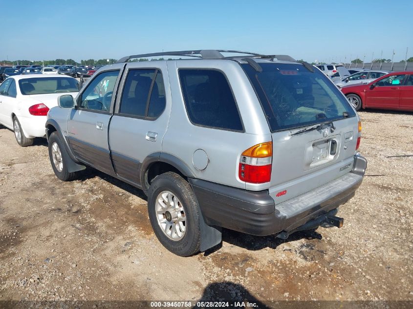 4S6DM58W214400568 2001 Honda Passport Ex/Lx