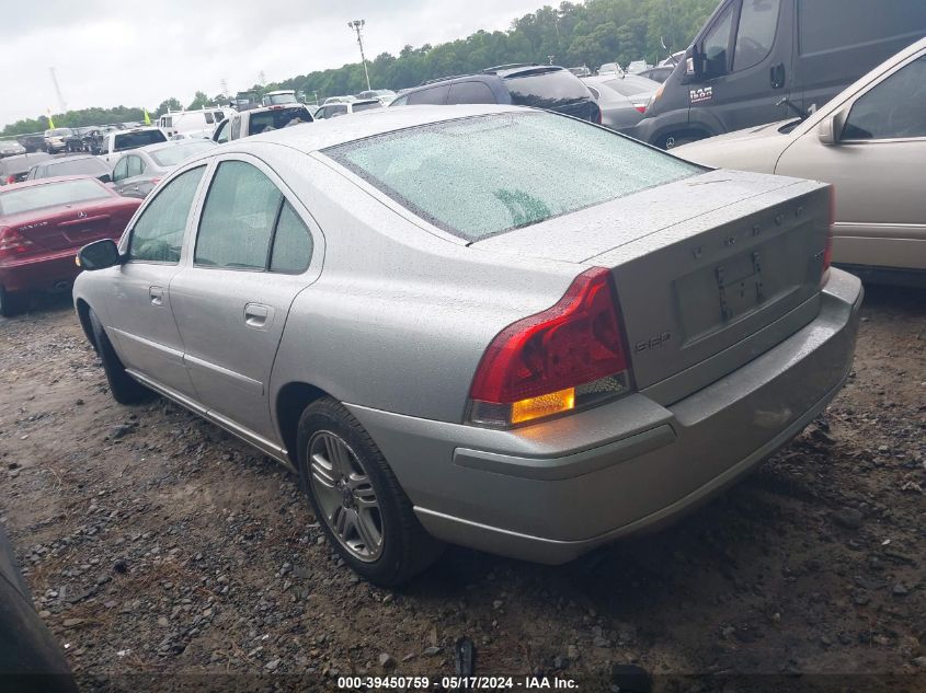 2009 Volvo S60 2.5T/2.5T Special Edition VIN: YV1RS592492736986 Lot: 39450759