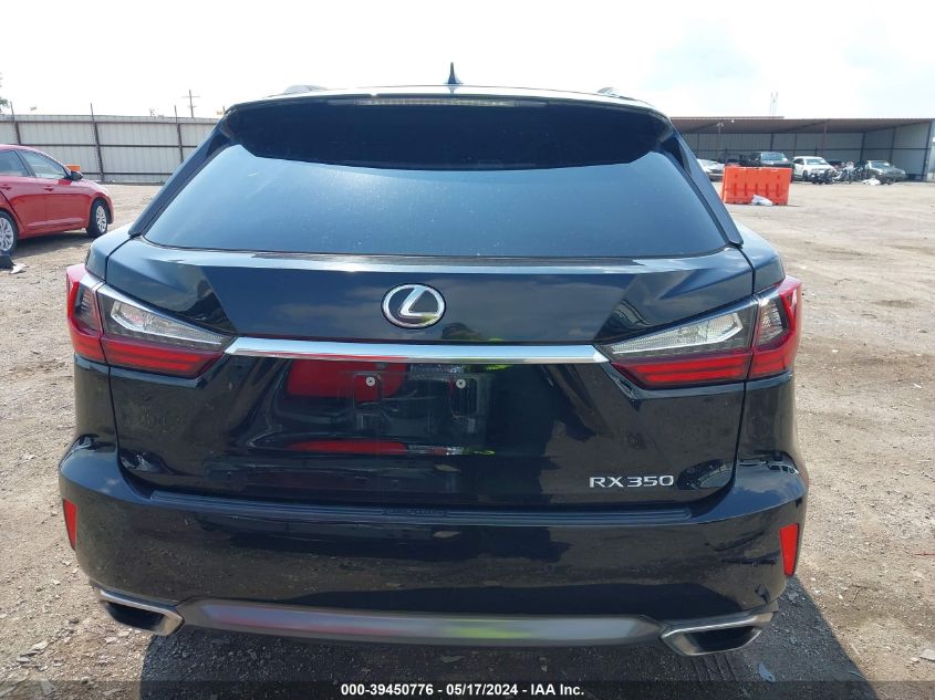 2017 Lexus Rx 350 VIN: 2T2ZZMCA8HC039103 Lot: 39450776