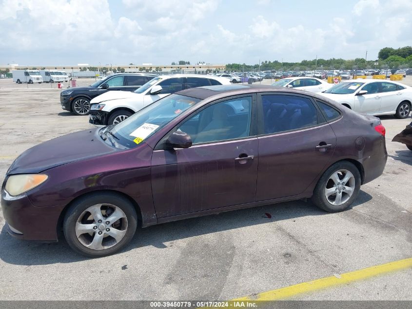 2007 Hyundai Elantra Gls/Limited/Se VIN: KMHDU46D47U080229 Lot: 39450779