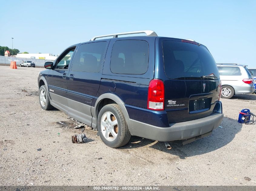 2006 Pontiac Montana Sv6 VIN: 1GMDV33L26D172456 Lot: 39450792