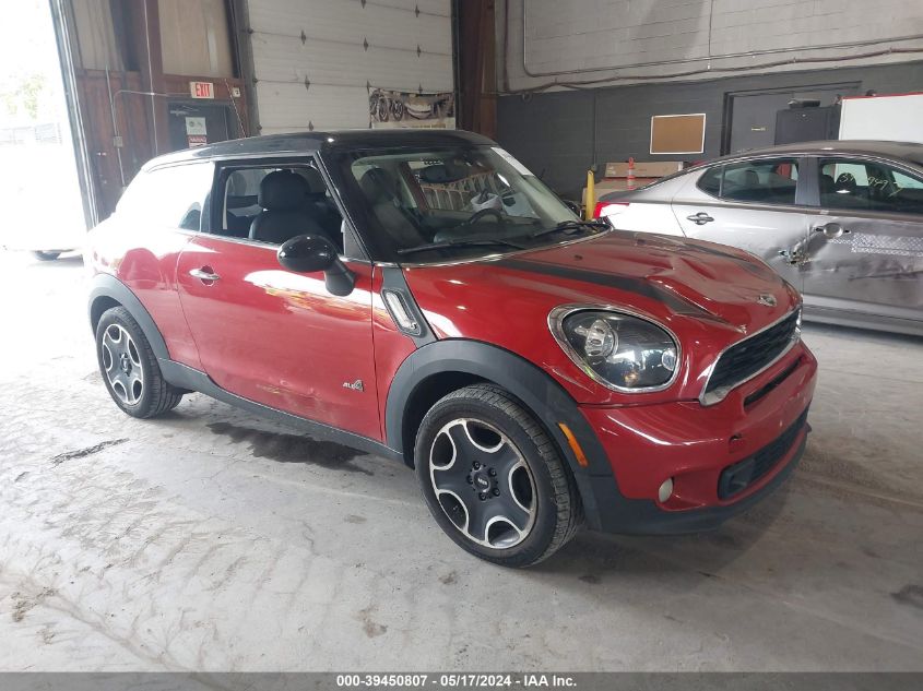 2013 Mini Paceman Cooper S VIN: WMWSS7C52DWN51761 Lot: 39450807