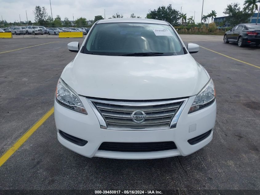 2013 Nissan Sentra Sv VIN: 3N1AB7AP2DL768450 Lot: 39450817